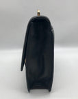 Michael Kors Black Leather Cynthia Flap Crossbody
