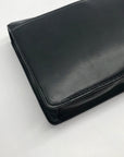 Michael Kors Black Leather Cynthia Flap Crossbody