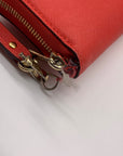 Michael Kors Coral Saffiano Leather Work Tote And Wallet