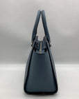 Michael Kors Blue Saffiano Leather Selma Satchel