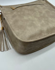 HKCLUF Vegan Leather Hobo Crossbody Bag