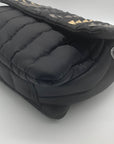 Think Royln Black Nylon Studded Bar Bag