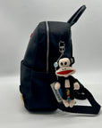 Paul Frank Black Nylon Friends Forever Backpack