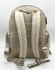 Michael Kors Light Sand Nylon Prescott Backpack