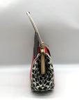 Coach Red Leather Disney Mickey Mouse X Keith Haring Shoulder Bag
