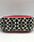 Coach Red Leather Disney Mickey Mouse X Keith Haring Shoulder Bag