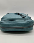 Sam Hadley Blue Denim Colored FauxLeather Crossbody Bag
