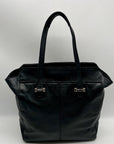 Coach Black Leather Taylor Tote Bag F25941