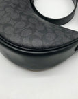 Coach Black Signature Coated Canvas Mira Shoulder Bag CQ764