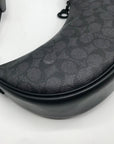 Coach Black Signature Coated Canvas Mira Shoulder Bag CQ764