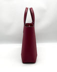 Michael Kors Red Saffiano Leather Medium Sallie Satchel Bag