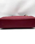 Michael Kors Red Saffiano Leather Medium Sallie Satchel Bag