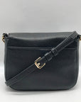 Michael Kors Black Pebbled Leather Fulton Crossbody Bag