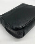 Michael Kors Black Pebbled Leather Fulton Crossbody Bag