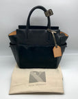 Reed Krakoff Black Leather & Calf Hair Atlantique Satchel