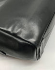 Reed Krakoff Black Leather & Calf Hair Atlantique Satchel