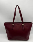 Michael Kors Mulberry Wine Saffiano Leather Tote Bag