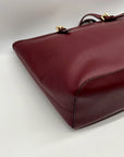 Michael Kors Mulberry Wine Saffiano Leather Tote Bag