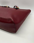 Michael Kors Mulberry Wine Saffiano Leather Tote Bag