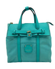 Henri Bendel Teal Nylon Jetsetter Backpack Bag