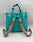 Henri Bendel Teal Nylon Jetsetter Backpack Bag