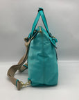 Henri Bendel Teal Nylon Jetsetter Backpack Bag
