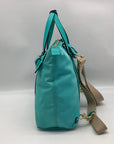 Henri Bendel Teal Nylon Jetsetter Backpack Bag