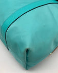 Henri Bendel Teal Nylon Jetsetter Backpack Bag