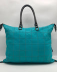 Gabs Turquoise Leather Large Convertible Shopping Tote Bag