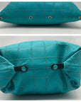 Gabs Turquoise Leather Large Convertible Shopping Tote Bag