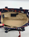 Coach Blue Canvas Legacy Heritage Candace Carryall Satchel Bag 19951
