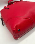 Kate Spade Red Pebbled Leather Carolyn Shoulder Bag