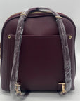 Miztique Burgundy Daisy Convertible Backpack Purse
