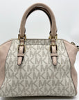 Michael Kors Light Pink & Beige Ciara Crossbody Tote