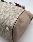 Michael Kors Light Pink & Beige Ciara Crossbody Tote