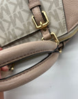 Michael Kors Light Pink & Beige Ciara Crossbody Tote