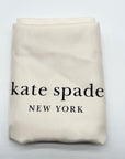 Kate Spade Black Crossgrain Leather Suite Work Tote Bag