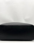 Kate Spade Black Crossgrain Leather Suite Work Tote Bag