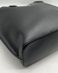 Kate Spade Black Crossgrain Leather Suite Work Tote Bag