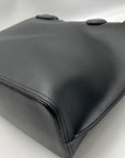 Kate Spade Black Crossgrain Leather Suite Work Tote Bag