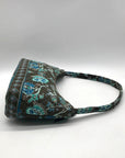Tanya Lee Brown Quilted Cotton Shoulder Bag
