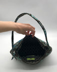 Tanya Lee Brown Quilted Cotton Shoulder Bag