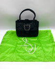 Sam Edelman Black Velvet Handbag