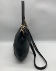 Michael Kors Black Pebbled Leather Convertible Shoulder Bag