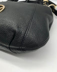 Michael Kors Black Pebbled Leather Convertible Shoulder Bag
