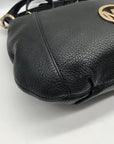 Michael Kors Black Pebbled Leather Convertible Shoulder Bag