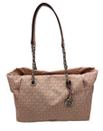 Michael Kors Pink Georgia Extra Large Top Zip Tote Bag