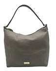 Kate Spade Gray Pebbled Leather Prospect Place Kaia Shoulder Bag