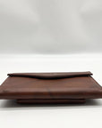 Julia Buxton Brown Leather Heiress Checkbook Wallet