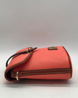 Dooney & Bourke Coral Pebbled Leather Toggle Crossbody